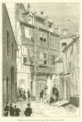 Experience of the water barometer, made in Rouen in 1646